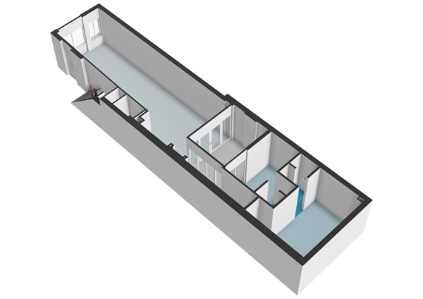 Floor plan - Kanaalstraat 151H, 1054 XD Amsterdam 